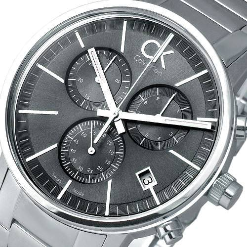  Shop Authentic Calvin Klein Post Minimal Chronograph Black Dial Silver Steel Strap Watch for Men - K7627161 - Luxxuri
