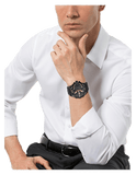  Shop Authentic Diesel Big Daddy Black Dial Black Steel Strap Watch For Men - DZ7312 - Luxxuri