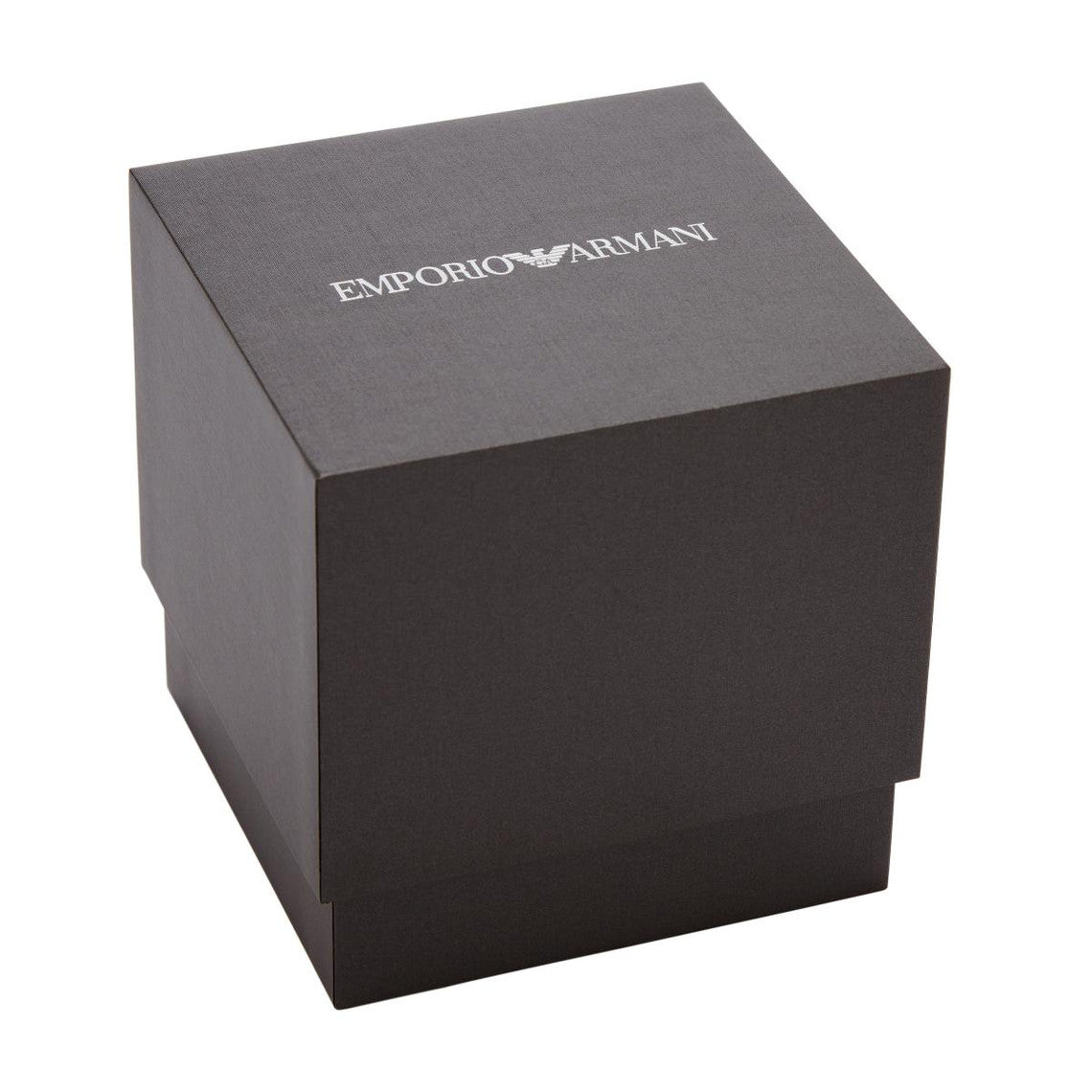 Emporio Armani Paolo Chronograph Black Dial Silver Steel Strap Watch For Men - AR11602