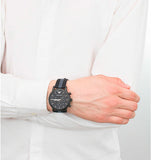  Shop Authentic Emporio Armani Luigi Chronograph Quartz Black Dial Two Tone Nylon Strap Watch For Men - AR1948 - Luxxuri