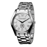  Shop Authentic Emporio Armani Classic Quartz Silver Dial Silver Steel Strap Watch For Men - AR0647 - Luxxuri