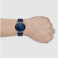  Shop Authentic Emporio Armani Aviator Quartz Blue Dial Blue Leather Strap Watch For Men - AR11335 - Luxxuri