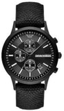  Shop Authentic Emporio Armani Renato Chronograph Black Dial Black Nylon Strap Watch For Men - AR11457 - Luxxuri