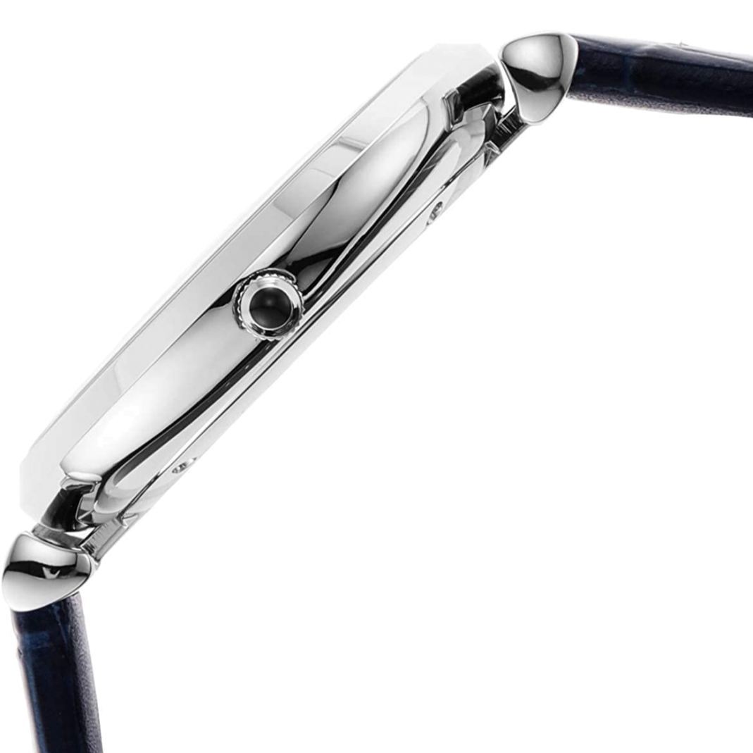  Shop Authentic Emporio Armani Gianni T Bar Quartz Blue Dial Blue Leather Strap Watch For Men - AR11300 - Luxxuri