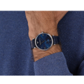  Shop Authentic Emporio Armani Gianni T Bar Quartz Blue Dial Blue Leather Strap Watch For Men - AR11300 - Luxxuri