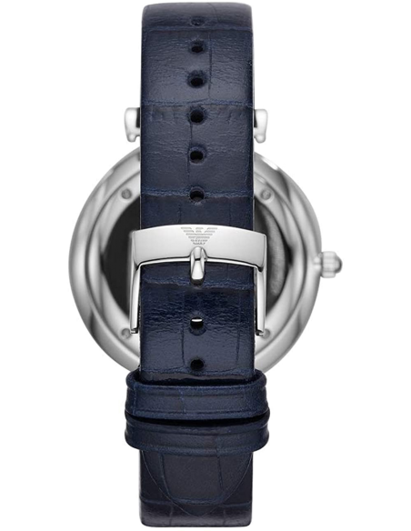  Shop Authentic Emporio Armani Gianni T Bar Quartz Blue Dial Blue Leather Strap Watch For Men - AR11300 - Luxxuri