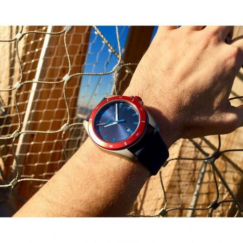  Shop Authentic Emporio Armani Sigma Quartz Blue Dial Blue Silicone Strap Watch For Men - AR11217 - Luxxuri