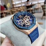  Shop Authentic Guess Momentum Chronograph Blue Dial Blue Rubber Strap Watch for Men - GW0263G2 - Luxxuri