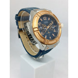  Shop Authentic Guess Rigor Analog Blue Dial Blue Denim Strap Watch For Men - W0040G6 - Luxxuri