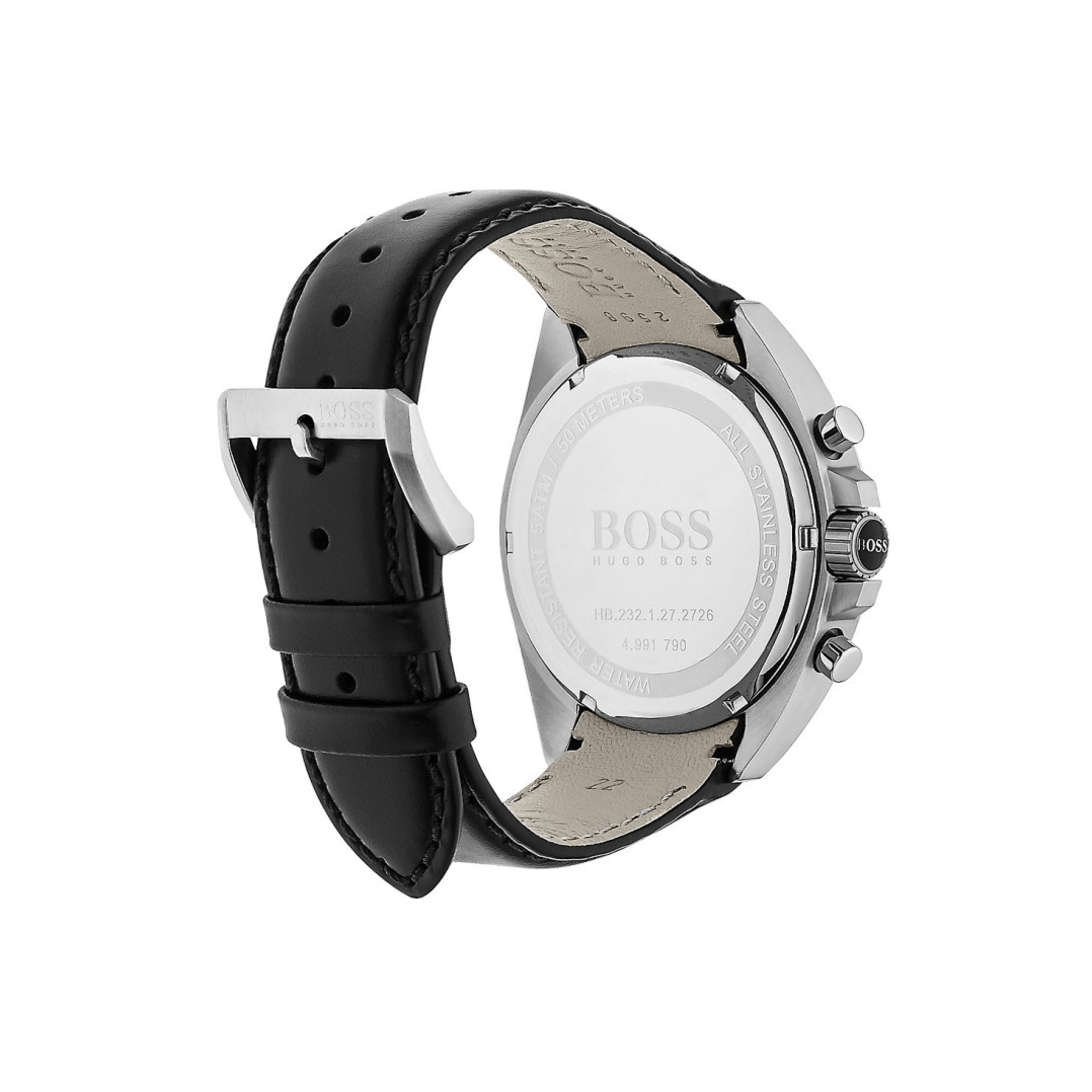  Shop Authentic Hugo Boss Contemporary Sport Driver Black Dial Black Leather Strap Watch for Men - 1513085 - Luxxuri