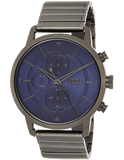  Shop Authentic Hugo Boss Architectural Blue Dial Grey Steel Strap Watch for Men - 1513574 - Luxxuri