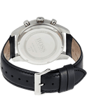  Shop Authentic Hugo Boss Skymaster Black Dial Black Leather Strap Watch for Men - 1513782 - Luxxuri