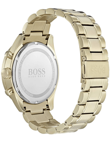  Shop Authentic Hugo Boss Trophy White Dial Gold Steel Strap Watch for Men - 1513631 - Luxxuri