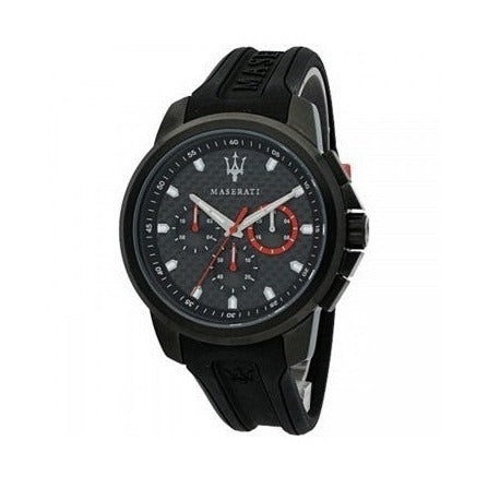  Shop Authentic Maserati SFIDA Chronograph Quartz Stainless Steel Black Dial Watch For Men - R8851123007 - Luxxuri