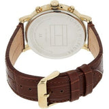  Shop Authentic Tommy Hilfiger Daniel Blue Dial Brown Leather Strap Watch for Men - 1710380 - Luxxuri