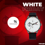  Shop Authentic Tommy Hilfiger Lexor Silver Dial Black Leather Strap Watch For Men - 1791489 - Luxxuri