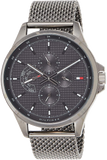  Shop Authentic Tommy Hilfiger Shawn Chronograph Quartz Grey Dial Grey Mesh Bracelet Watch for Men - 1791613 - Luxxuri