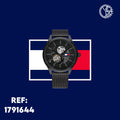  Shop Authentic Tommy Hilfiger Spencer Skeleton Black Dial Black Mesh Bracelet Watch for Men - 1791644 - Luxxuri
