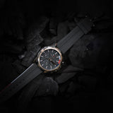 Shop Authentic Tommy Hilfiger Mason Black Dial Black Rubber Strap Watch for Men - 1791792 - Luxxuri