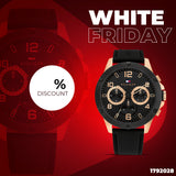  Shop Authentic Tommy Hilfiger Blaze Multifunction Black Dial Black Rubber Strap Watch For Men - 1792028 - Luxxuri