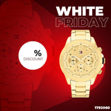  Shop Authentic Tommy Hilfiger Lars Chronograph Gold Dial Gold Steel Strap Watch For Men - 1792060 - Luxxuri