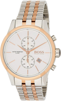  Shop Authentic Hugo Boss Jet Silver Dial Two Tone Steel Strap Watch for Men - 1513385 - Luxxuri