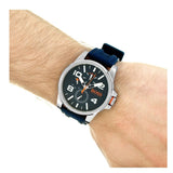  Shop Authentic Hugo Boss Detroit Quartz Blue Dial Blue Silicone Strap Watch For Men - 1550008 - Luxxuri