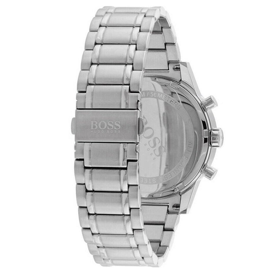  Shop Authentic Hugo Boss Aeroliner Blue Dial Silver Steel Strap Watch for Men - 1513183 - Luxxuri