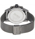  Shop Authentic Hugo Boss Jet Blue Dial Gunmetal Mesh Bracelet Watch for Men  - 1513677 - Luxxuri