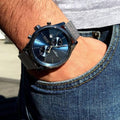  Shop Authentic Hugo Boss Jet Blue Dial Gunmetal Mesh Bracelet Watch for Men  - 1513677 - Luxxuri