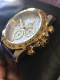  Shop Authentic Hugo Boss Ikon White Dial Brown Leather Strap Watch for Men - 1513174 - Luxxuri