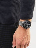  Shop Authentic Hugo Boss Supernova Chronograph Black Dial Silver Steel Strap Watch for Men - 1513359 - Luxxuri