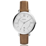  Shop Authentic Fossil Jacqueline White Dial Brown Leather Strap Watch for Women - ES3708 - Luxxuri