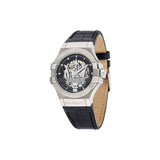  Shop Authentic Maserati Potenza Automatic Black Dial Black Leather Strap Watch For Men - R8821108001 - Luxxuri