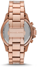  Shop Authentic Michael Kors Everest Chronograph Black Dial Rose Gold Steel Strap Watch For Women - MK5875 - Luxxuri