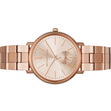  Shop Authentic Michael Kors Jaryn Quartz Rose Gold Dial Rose Gold Steel Strap Watch For Women - MK3501 - Luxxuri