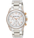  Shop Authentic Michael Kors Blair Chronograph Silver Dial Silver Steel Strap Watch for Women - MK5459 - Luxxuri