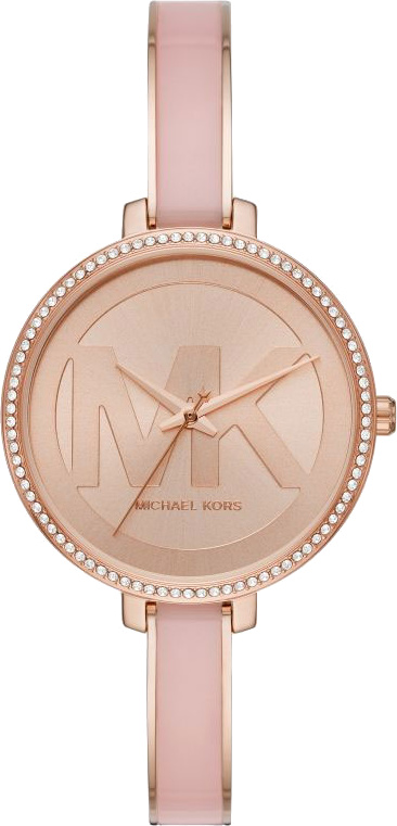  Shop Authentic Michael Kors Jaryn Analog Rose Gold Dial Pink Steel Strap Watch For Women - MK4545 - Luxxuri