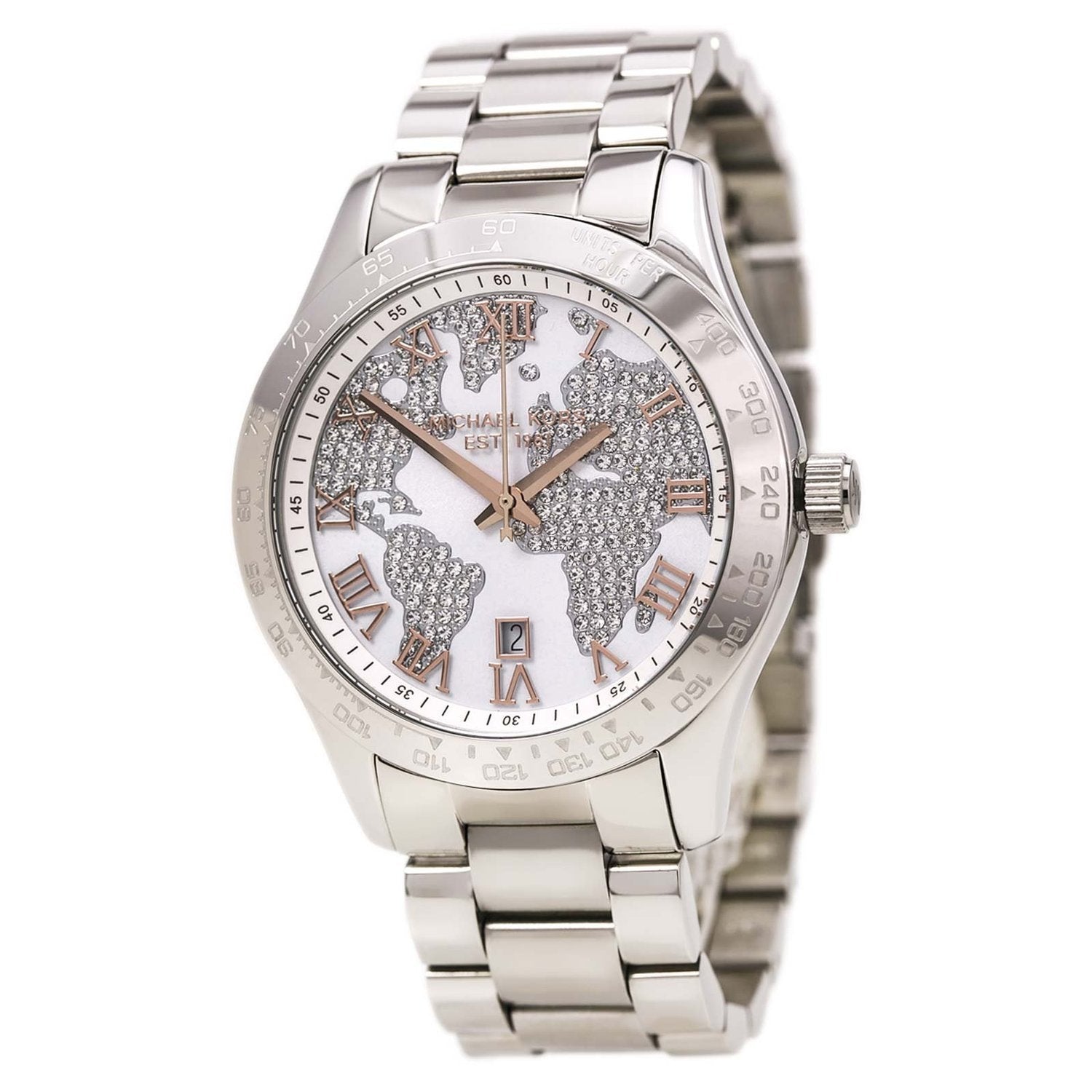  Shop Authentic Michael Kors Layton Silver Dial Silver Steel Strap Watch for Women - MK5958 - Luxxuri