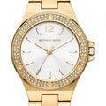  Shop Authentic Michael Kors Lennox Three-Hand Silver Dial Gold Steel Strap Watch For Women - MK7278 - Luxxuri