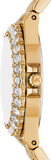  Shop Authentic Michael Kors Lennox Three Hand Black Dial Gold Steel Strap Watch For Women - MK7394 - Luxxuri