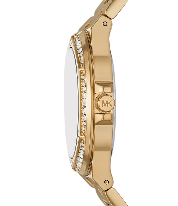  Shop Authentic Michael Kors Lennox Gold Dial Gold Steel Strap Watch For Women - MK1062 - Luxxuri
