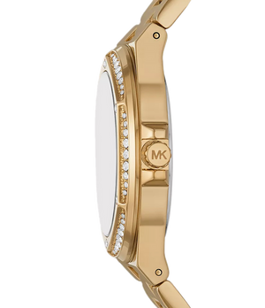  Shop Authentic Michael Kors Lennox Gold Dial Gold Steel Strap Watch For Women - MK1062 - Luxxuri