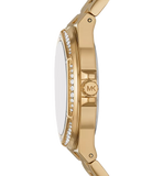  Shop Authentic Michael Kors Lennox Gold Dial Gold Steel Strap Watch For Women - MK1062 - Luxxuri