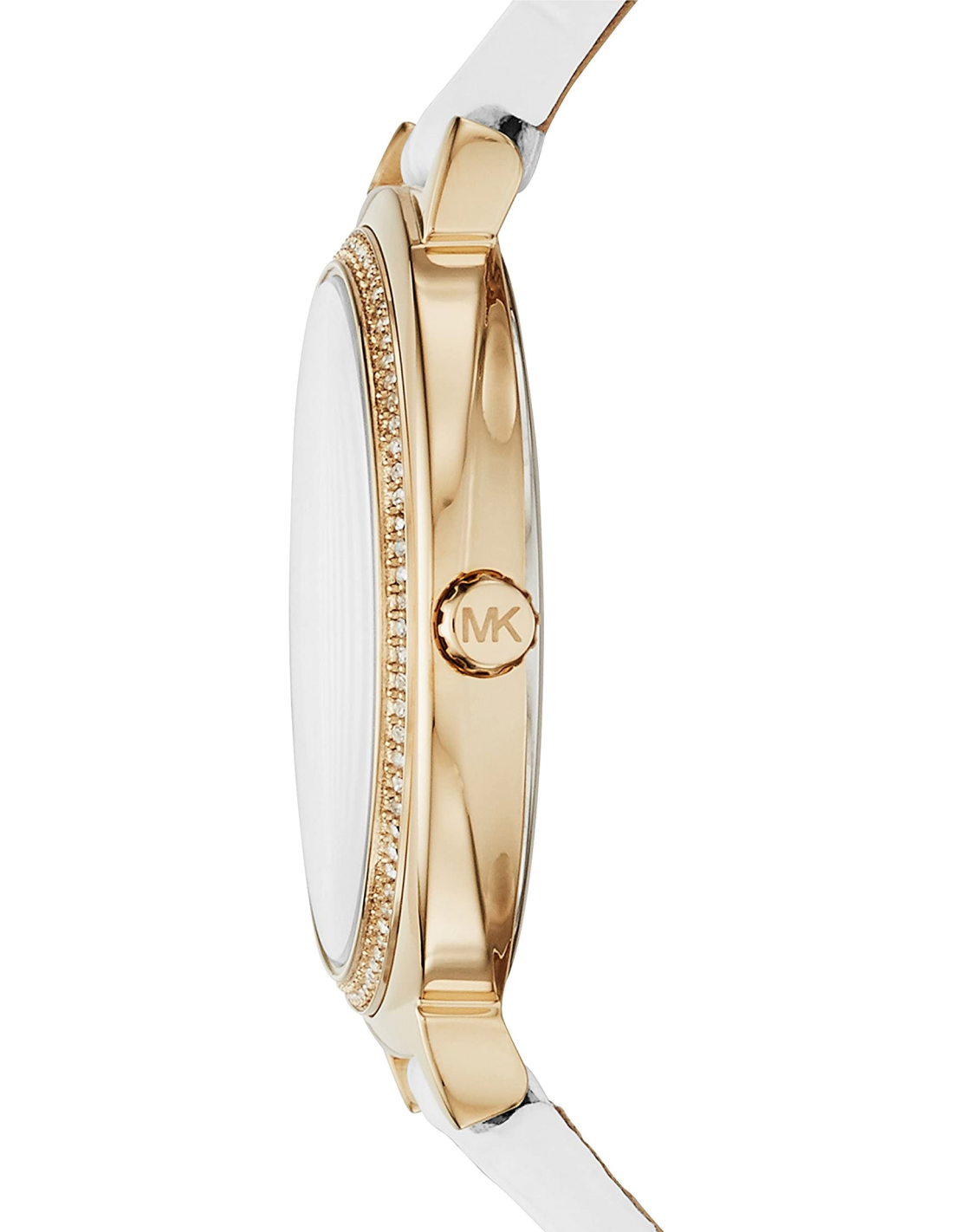  Shop Authentic Michael Kors Cinthia Mother of Pearl Dial White Leather Strap Watch for Women - MK2662 - Luxxuri