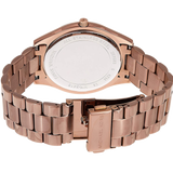  Shop Authentic Michael Kors Runway Quartz Brown Dial Brown Steel Strap Watch For Women - MK3418 - Luxxuri
