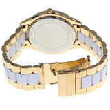  Shop Authentic Michael Kors Slim Runway Quartz White Dial Two Tone Steel Strap Watch For Women - MK4295 - Luxxuri