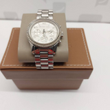  Shop Authentic Michael Kors Brinkley Silver Dial with Diamonds Silver Steel Strap Watch for Women - MK5083 - Luxxuri