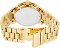 Michael Kors Runway Gold Dial Gold Steel Strap Watch for Women - MK5575
