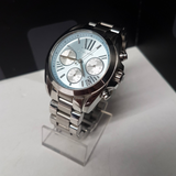  Shop Authentic Michael Kors Bradshaw Chronograph Blue Dial Silver Steel Strap Watch For Women - MK6098 - Luxxuri